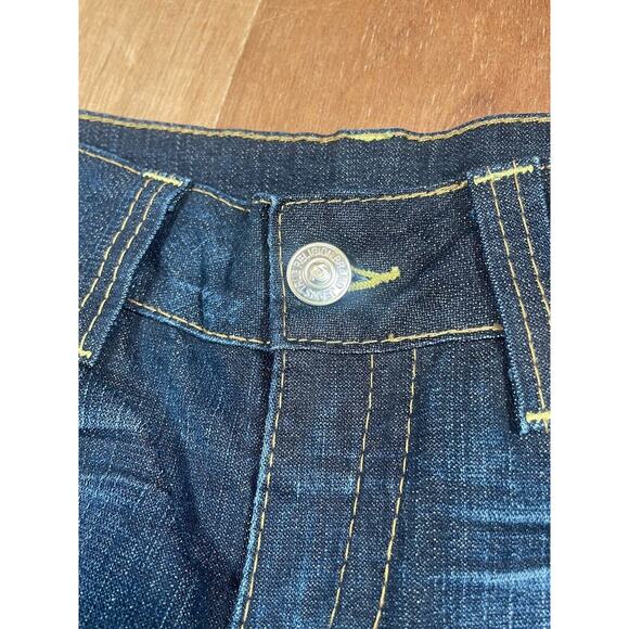 True Religion Jeans Womens Sz 30 Bootcut Dark Wash 34 X 32 Candice Embellished - Picture 9 of 16